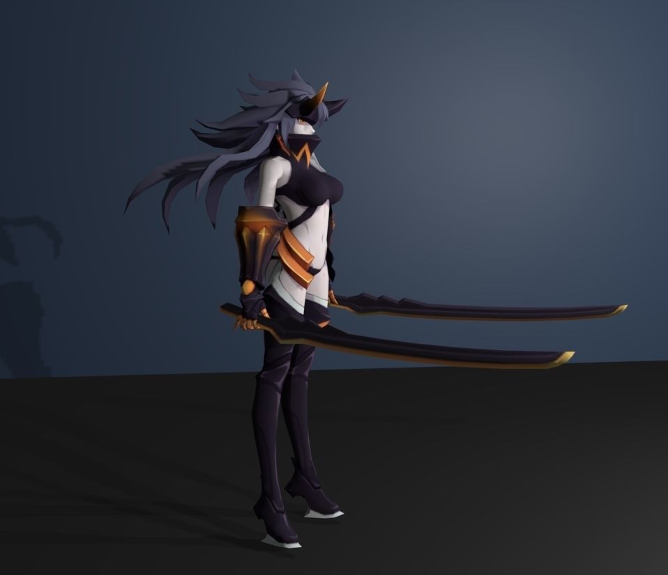 jun ninja 3D model_3