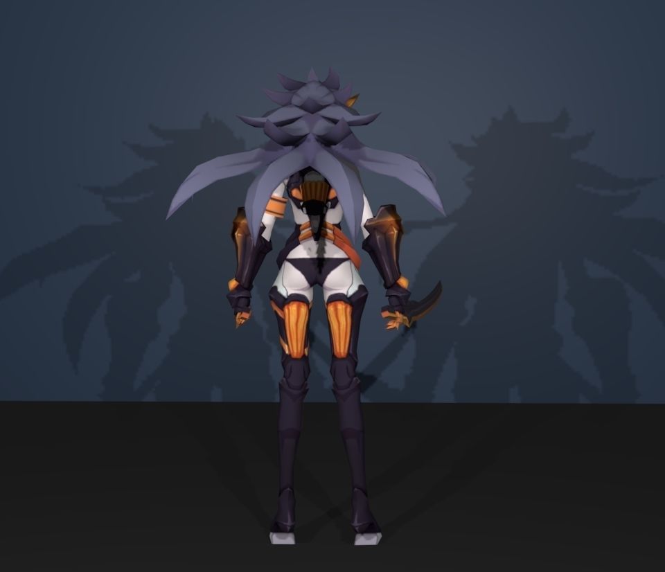 jun ninja 3D model_4