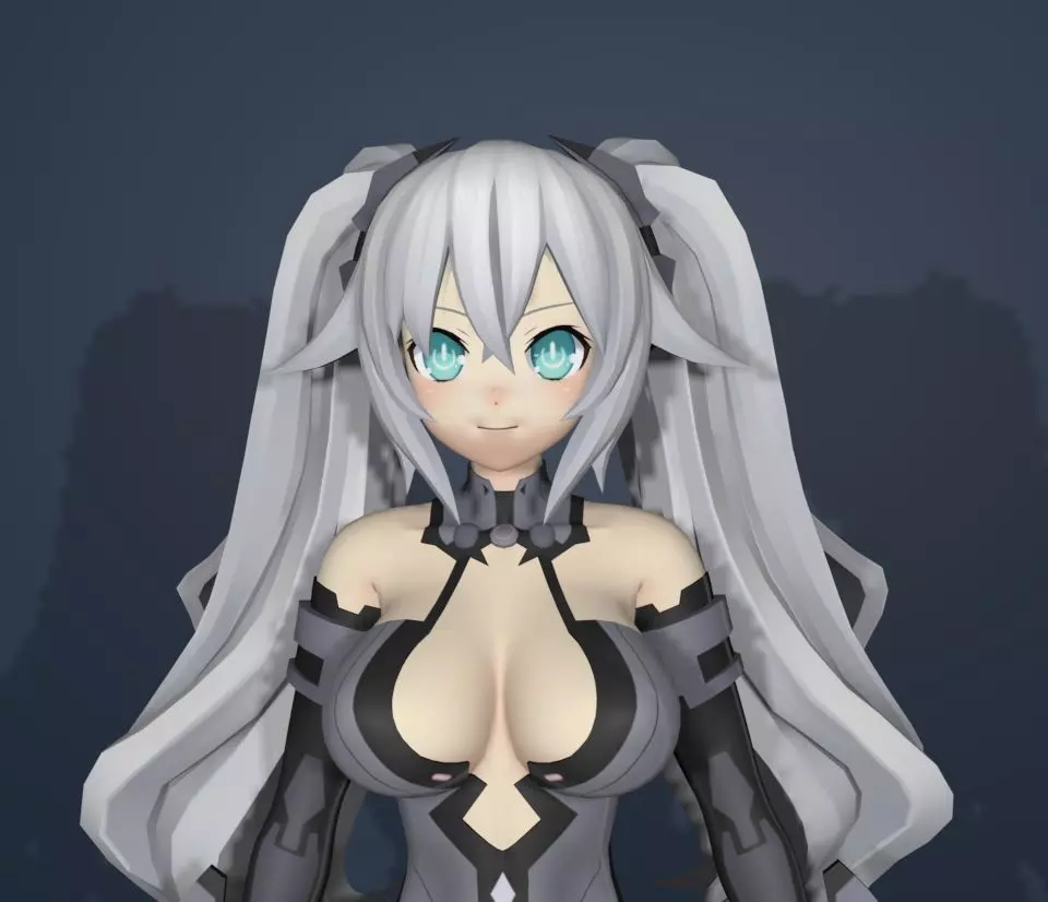 black heart 3D model_0