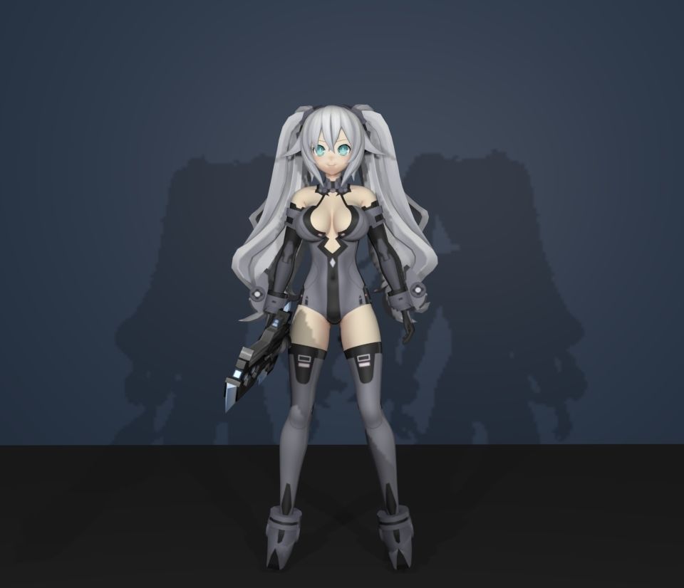 black heart 3D model_1