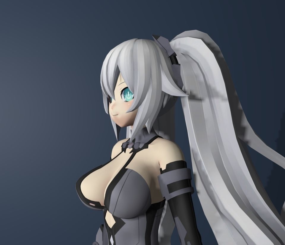 black heart 3D model_3