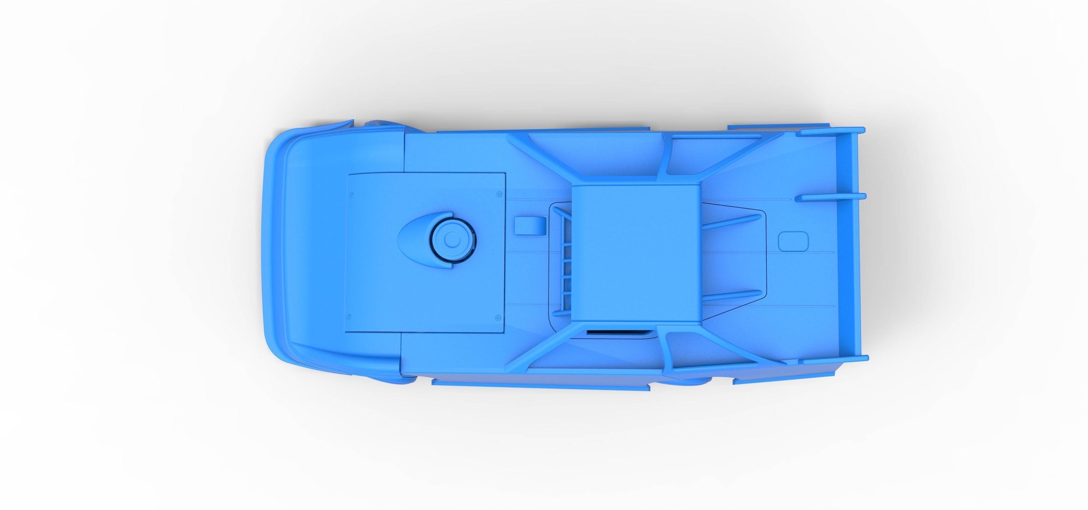 Super Dirt Late model while turning Scale 1 to 25 3D print model_40