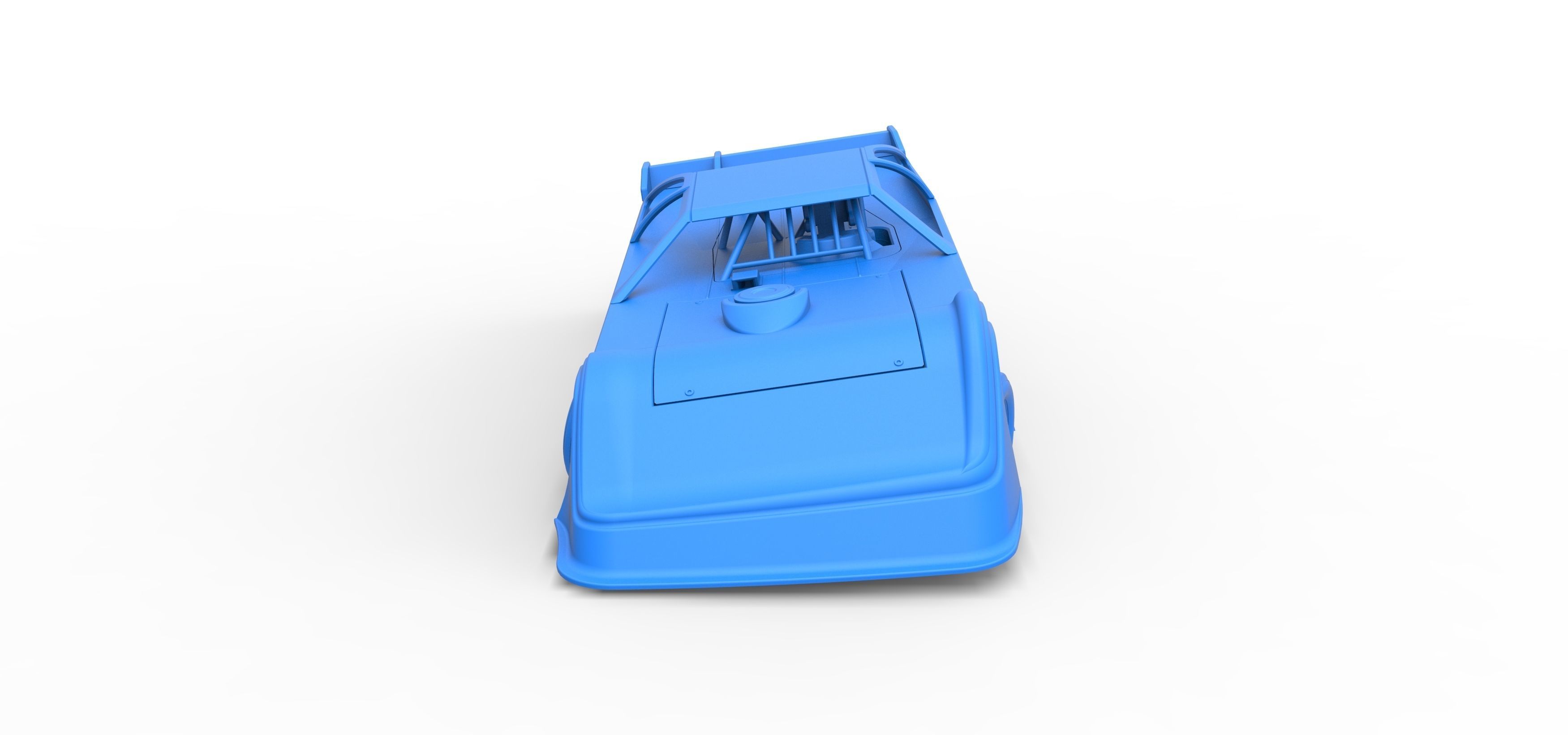 Super Dirt Late model while turning Scale 1 to 25 3D print model_31