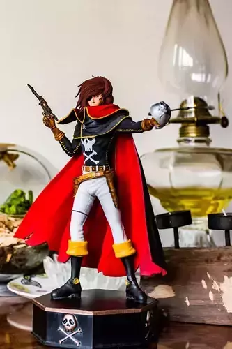 Albator captain harlock V2 fan art 3D print model