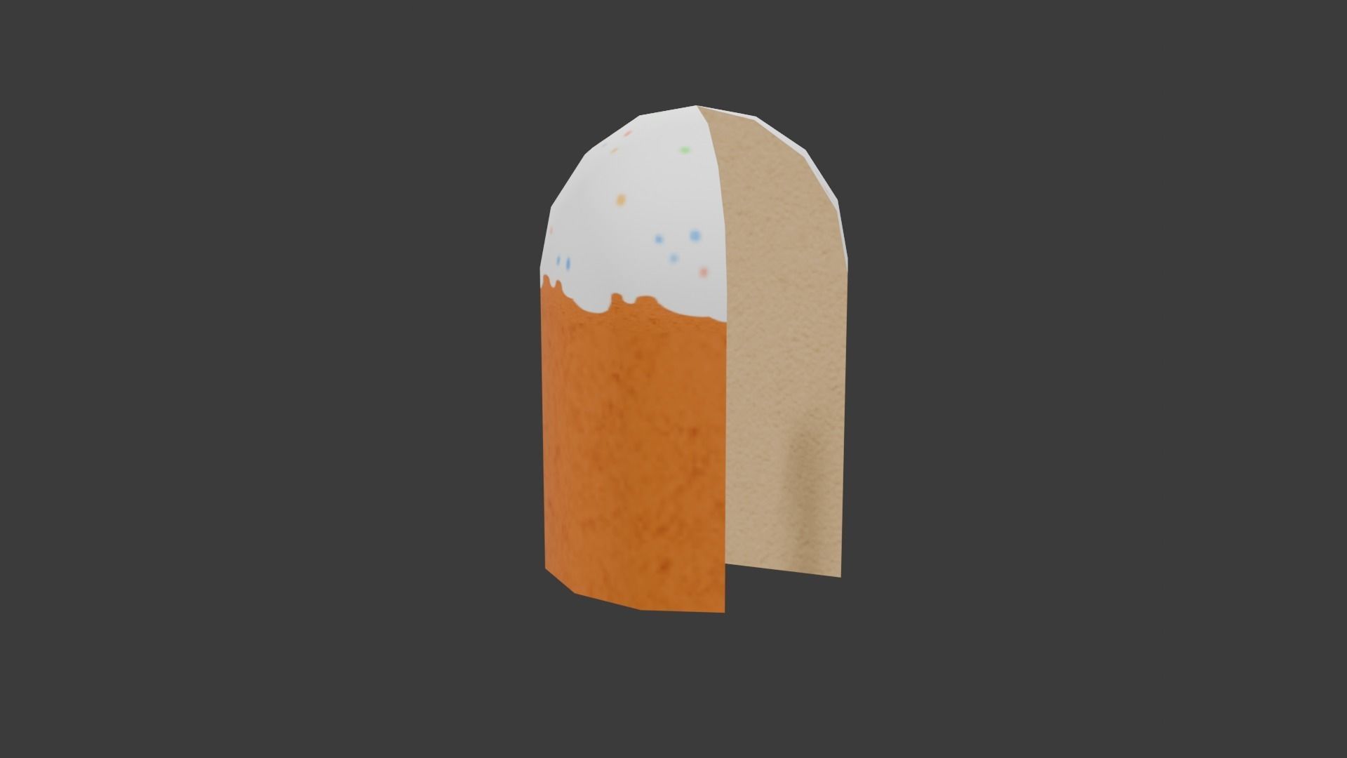 Easter cake Low-Poly Low-poly 3D model_5
