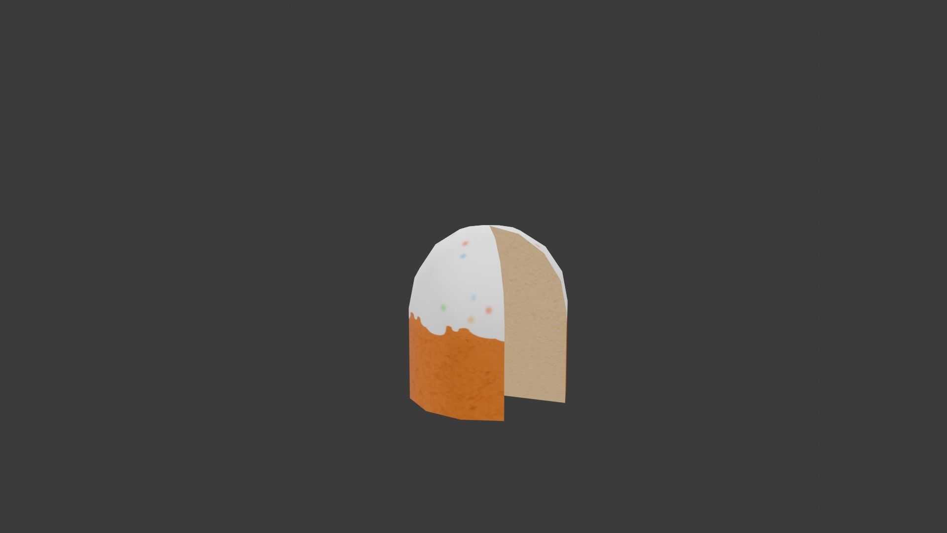 Easter cake Low-Poly Low-poly 3D model_9