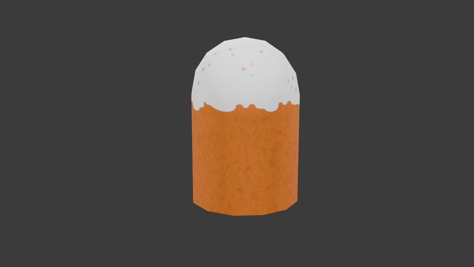 Easter cake Low-Poly Low-poly 3D model_4