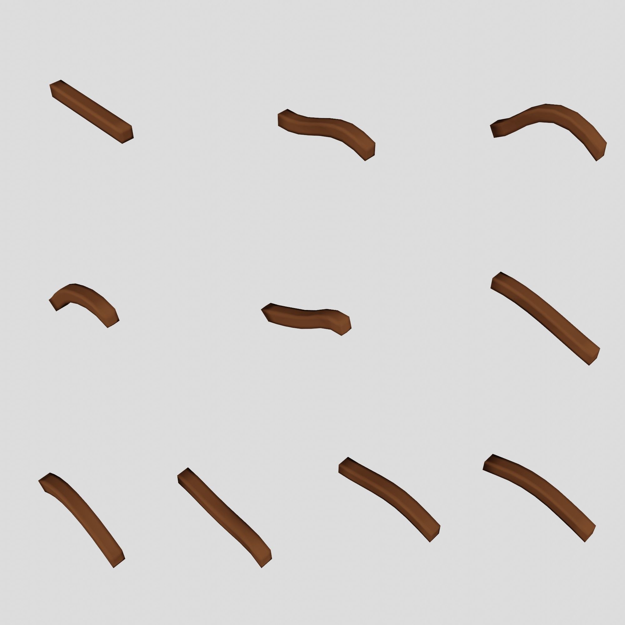 10 eyebrows 3D model_3