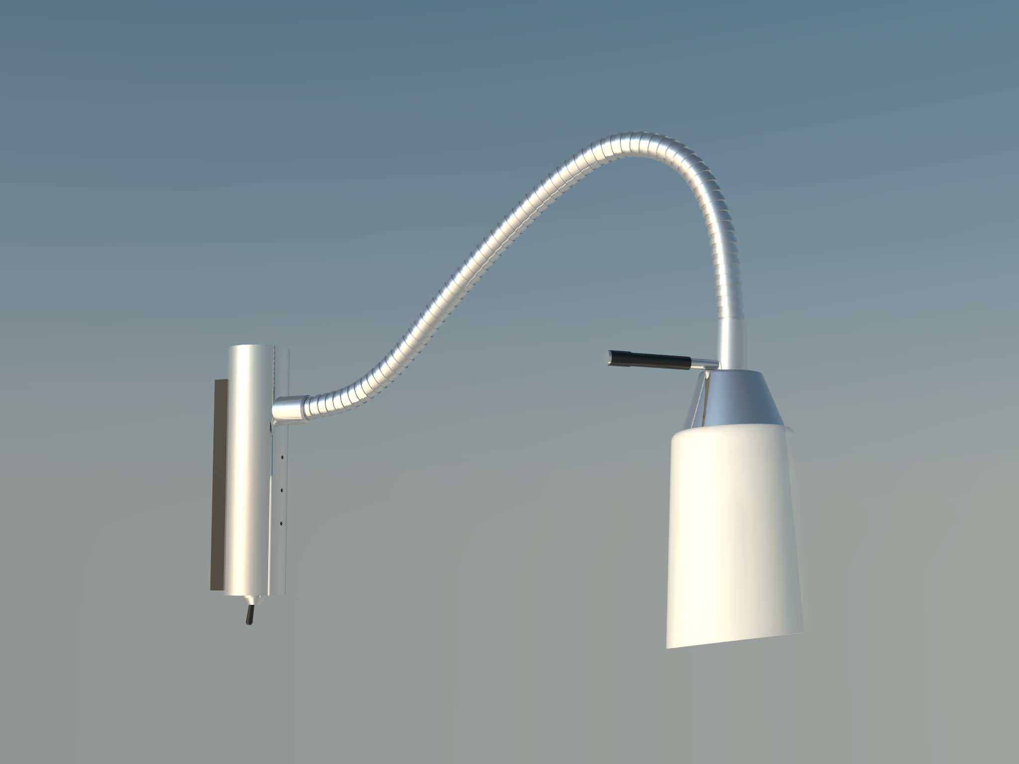reading wall lamp 3D Model .skp - CGTrader.com