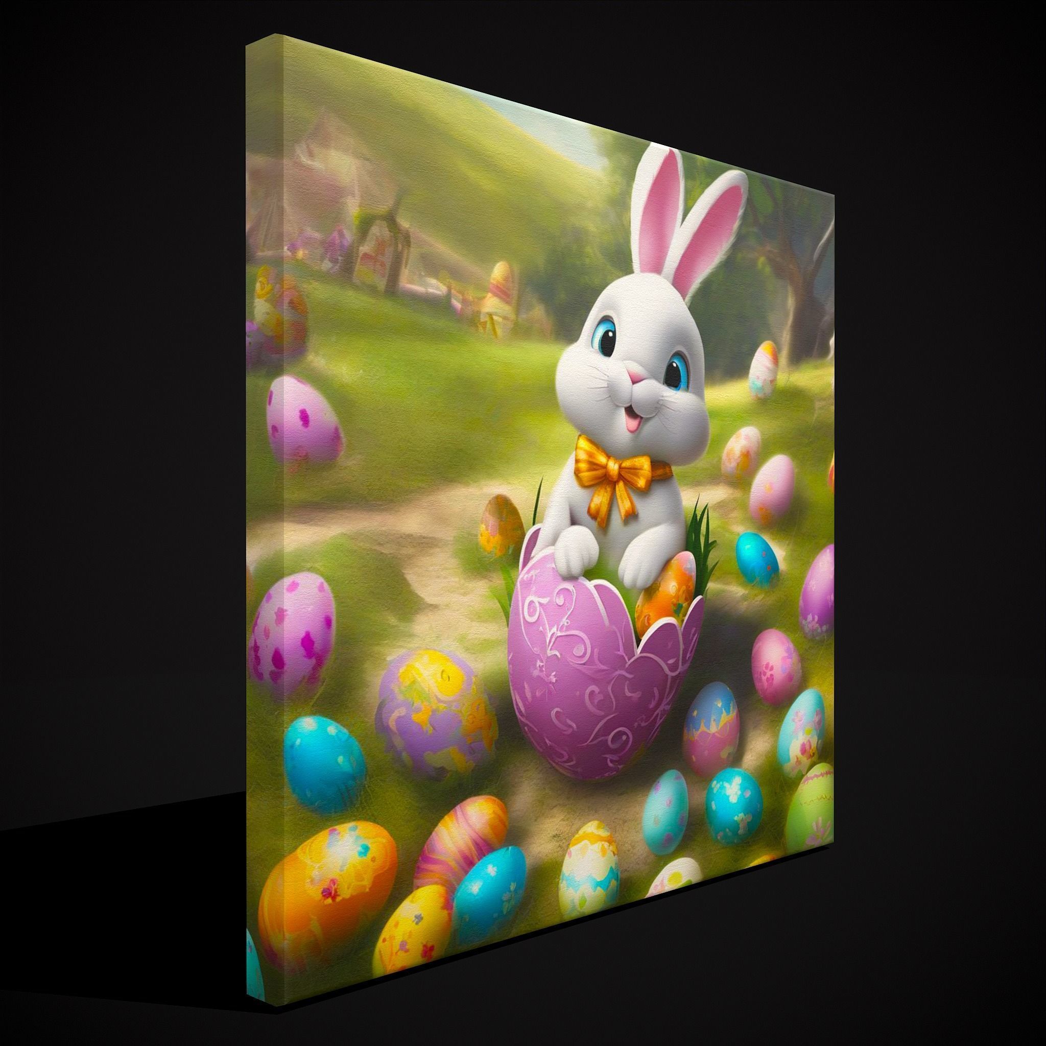 Easter Painting One Low-poly 3D model_5