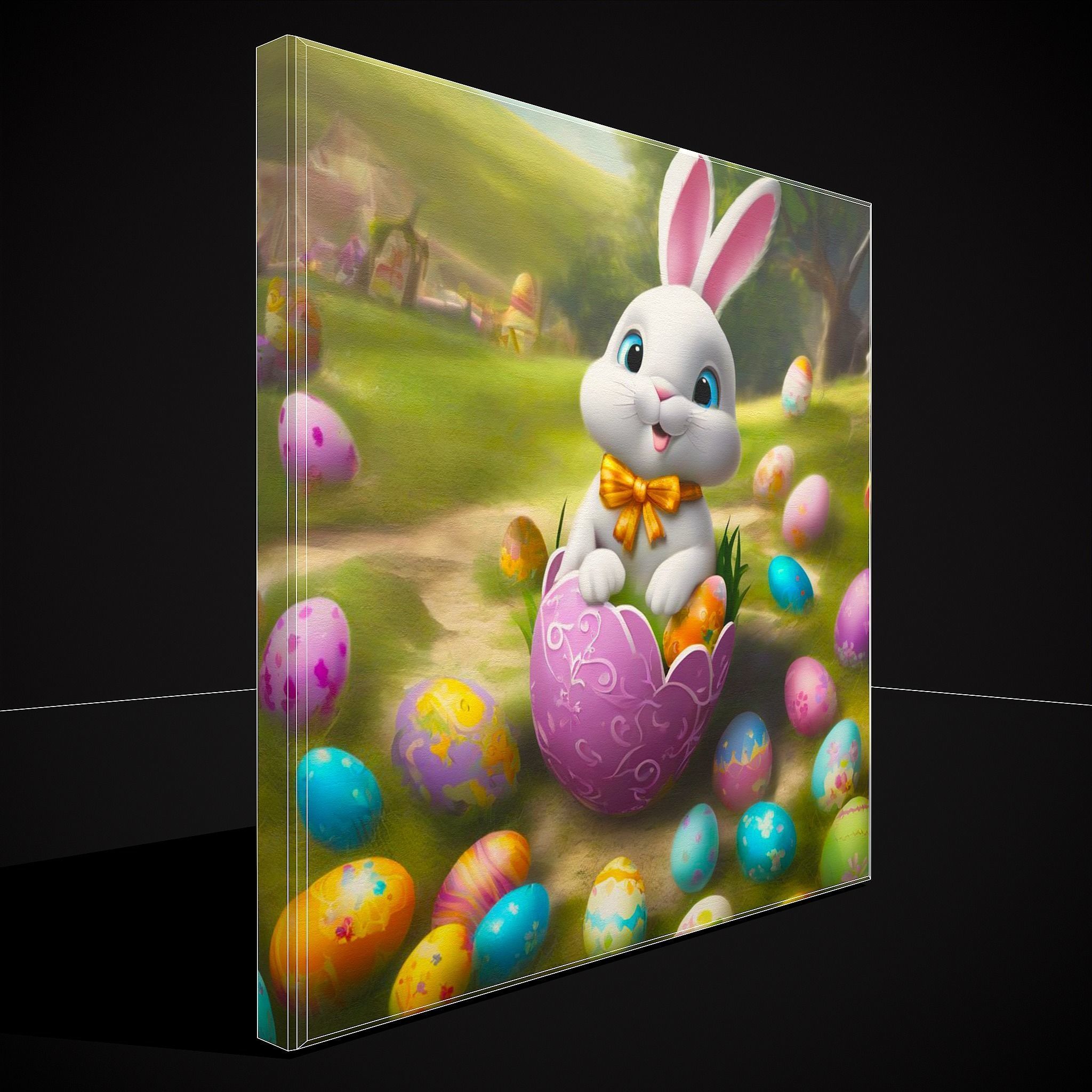 Easter Painting One Low-poly 3D model_6