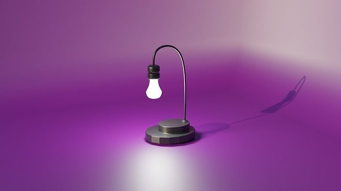 Lampa Low-poly 3D model