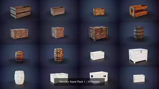 Wooden Asset Pack 1