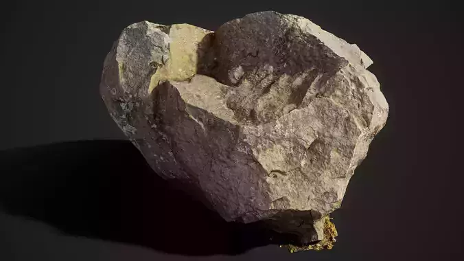 Medium Forest Boulder 01