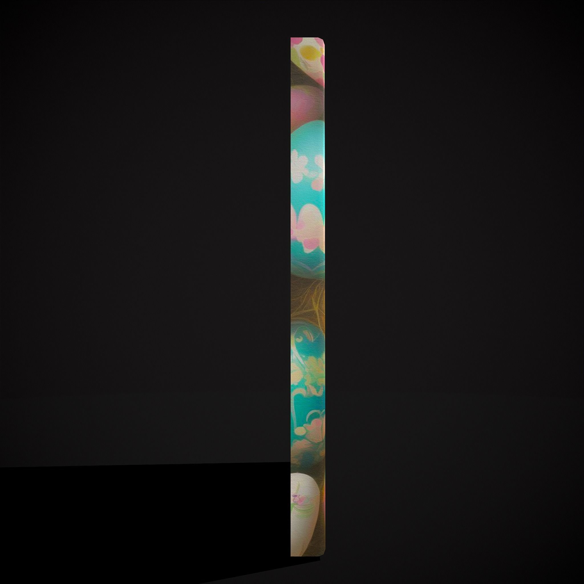 Easter Painting Three Low-poly 3D model_7