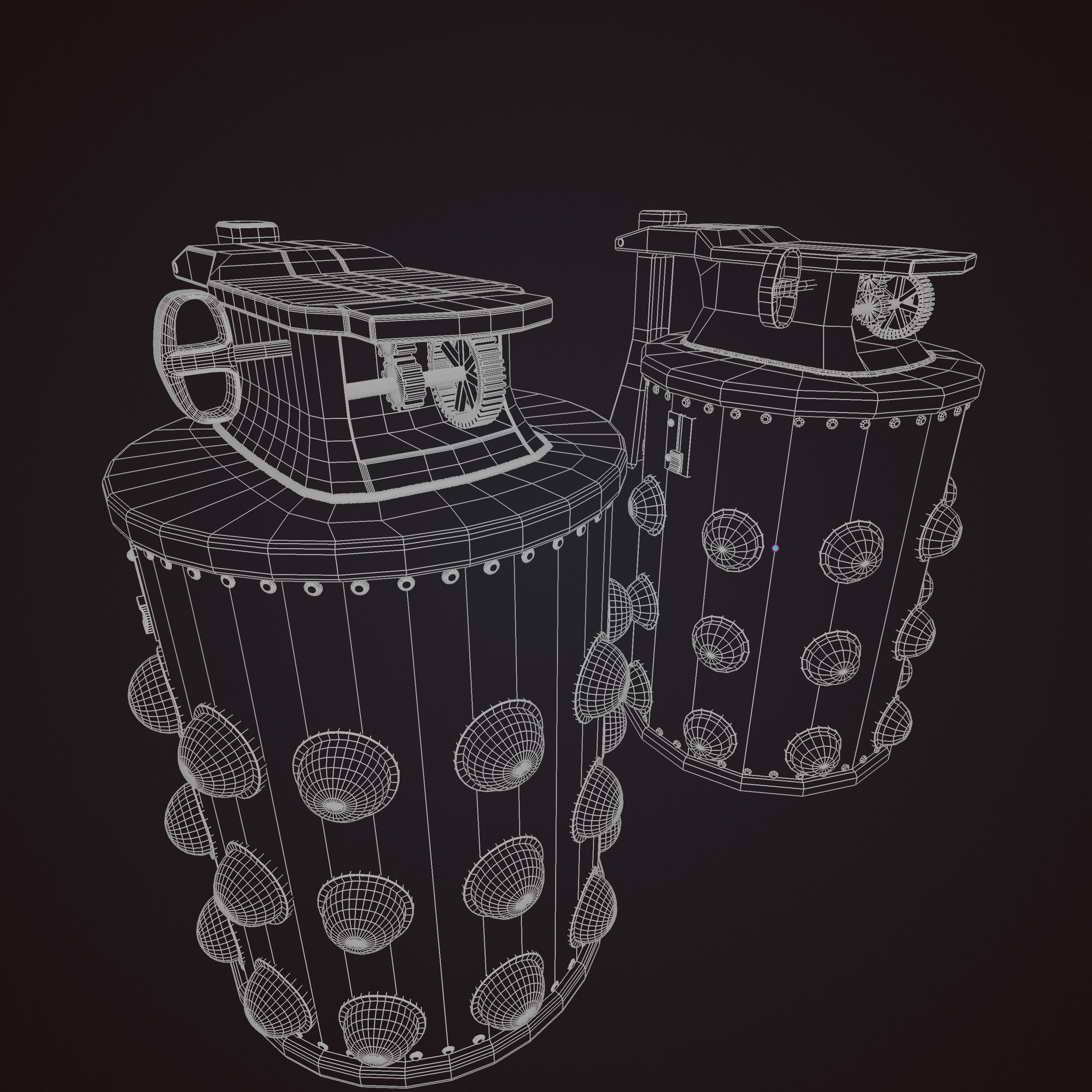 Fantasy and Realistic Grenades Low-poly 3D model_3