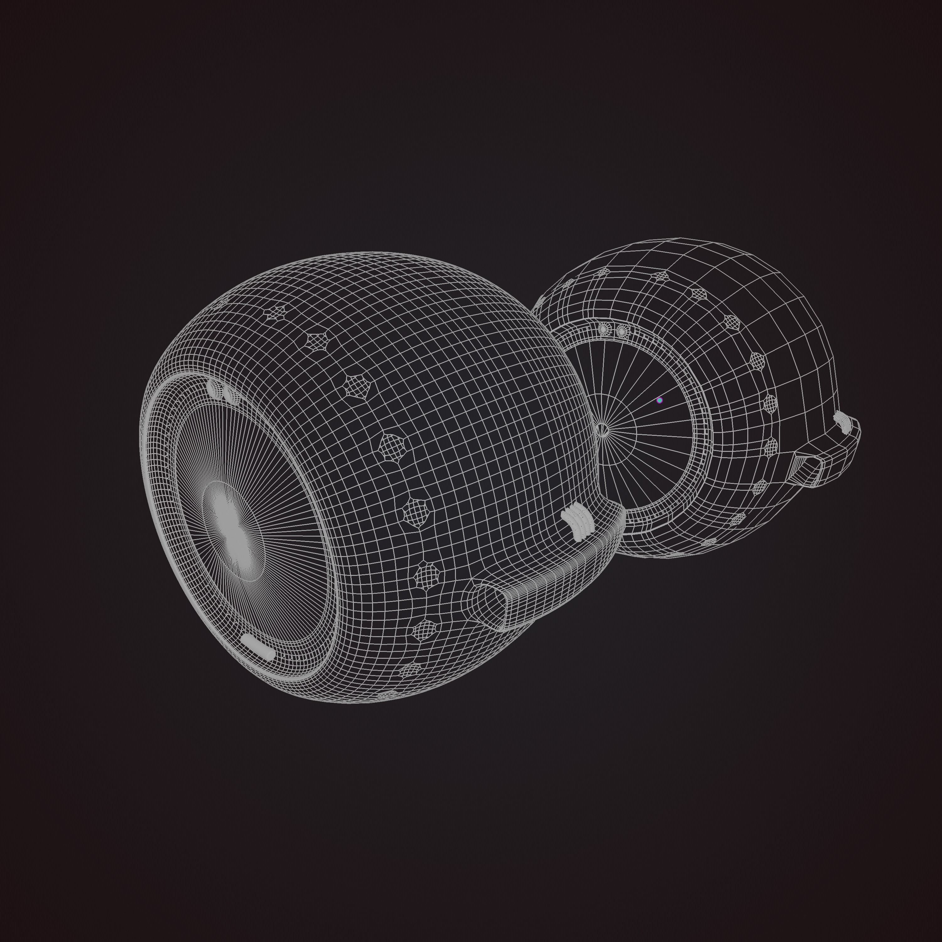 Fantasy and Realistic Grenades Low-poly 3D model_7