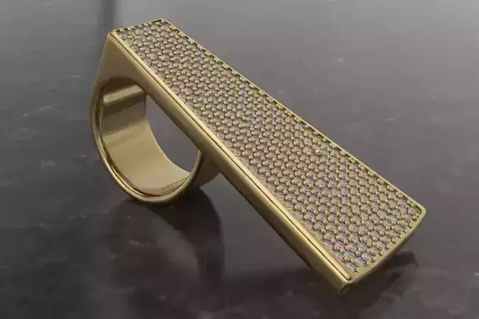 adjustable ring version 2 with gems 