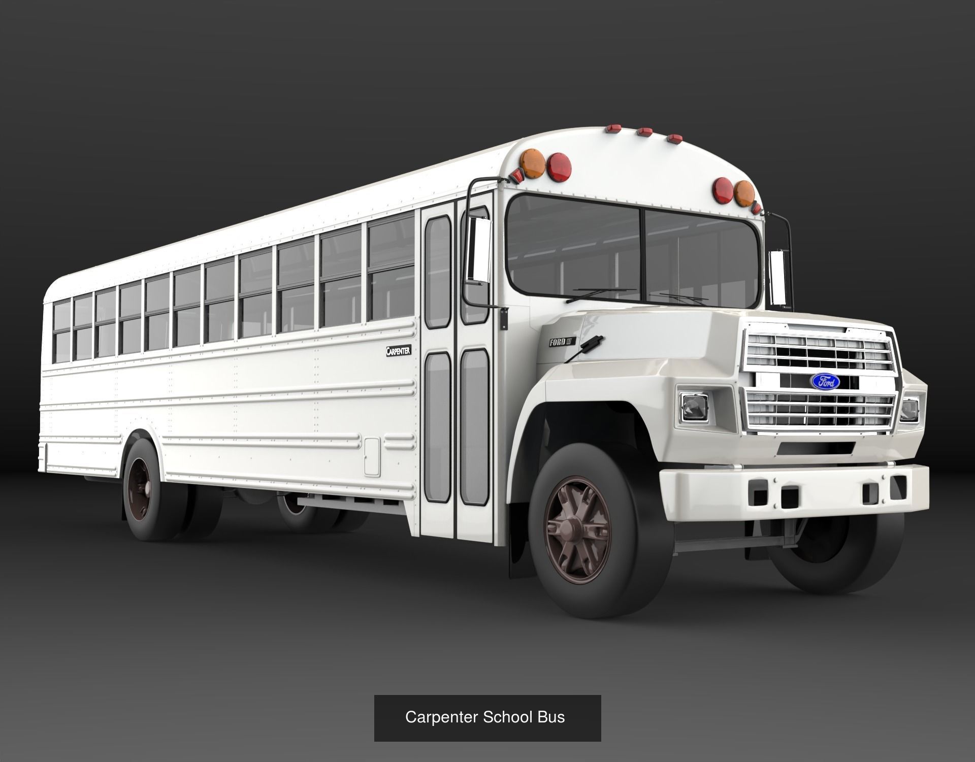 School Bus Pack  3D Model Collection_6