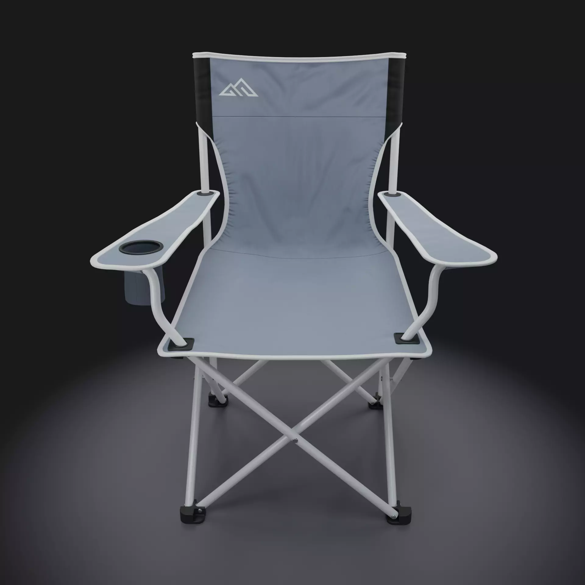 Camping Chair Low-poly 3D model_0