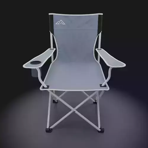Camping Chair Low-poly 3D model