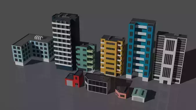 Buildings LowPoly