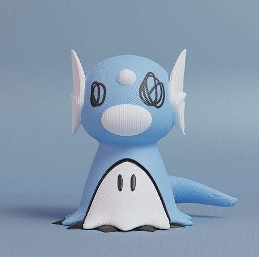 Pokemon - Mimikyu Dratini 3D print model