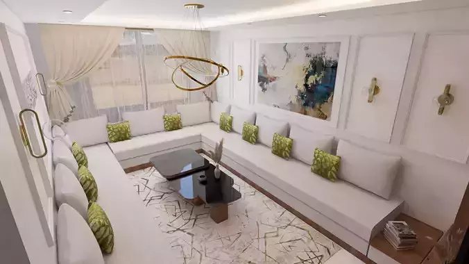 SALON MAROCAIN  3D model