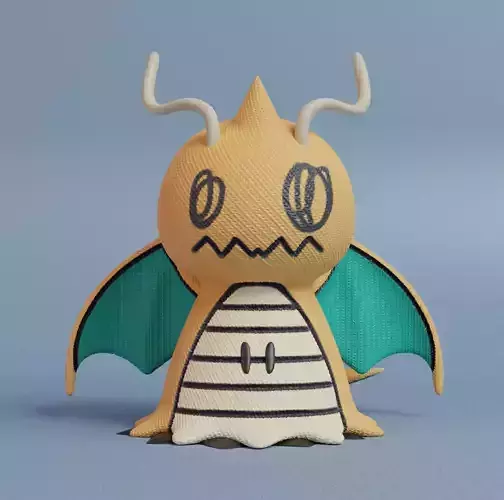 Pokemon - Mimikyu Dragonite 