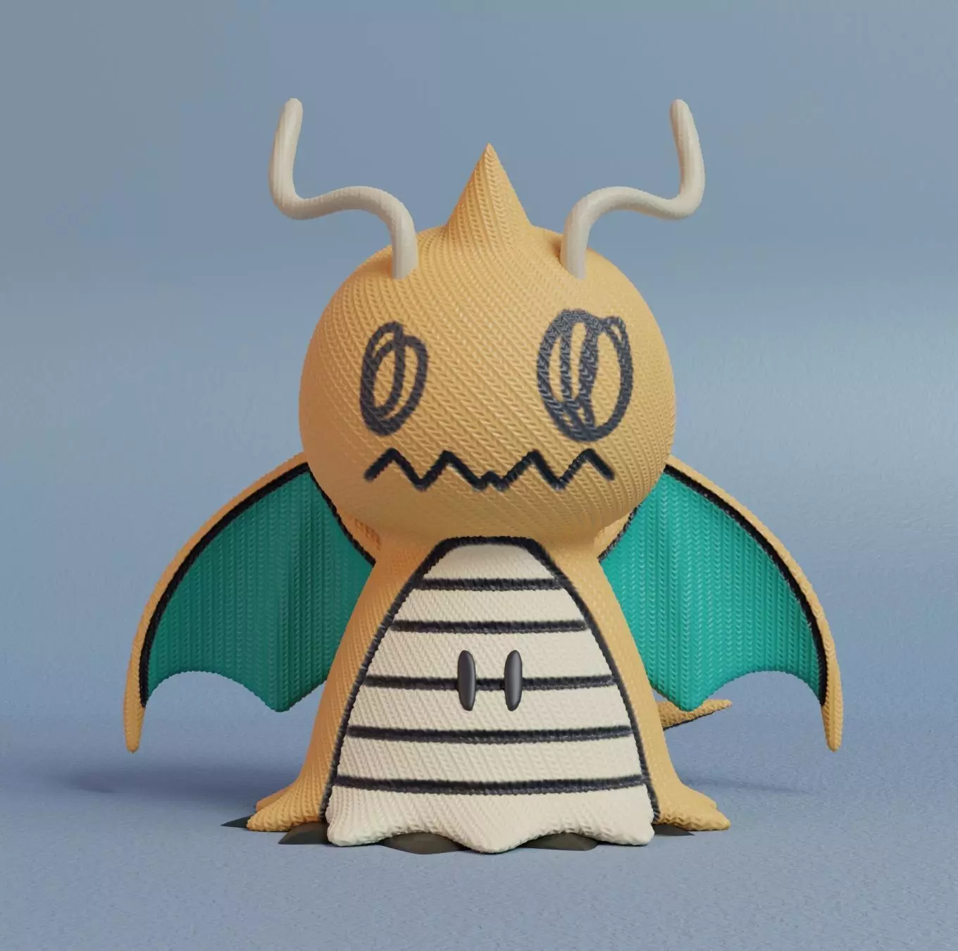 Pokemon - Mimikyu Dragonite  3D print model_0