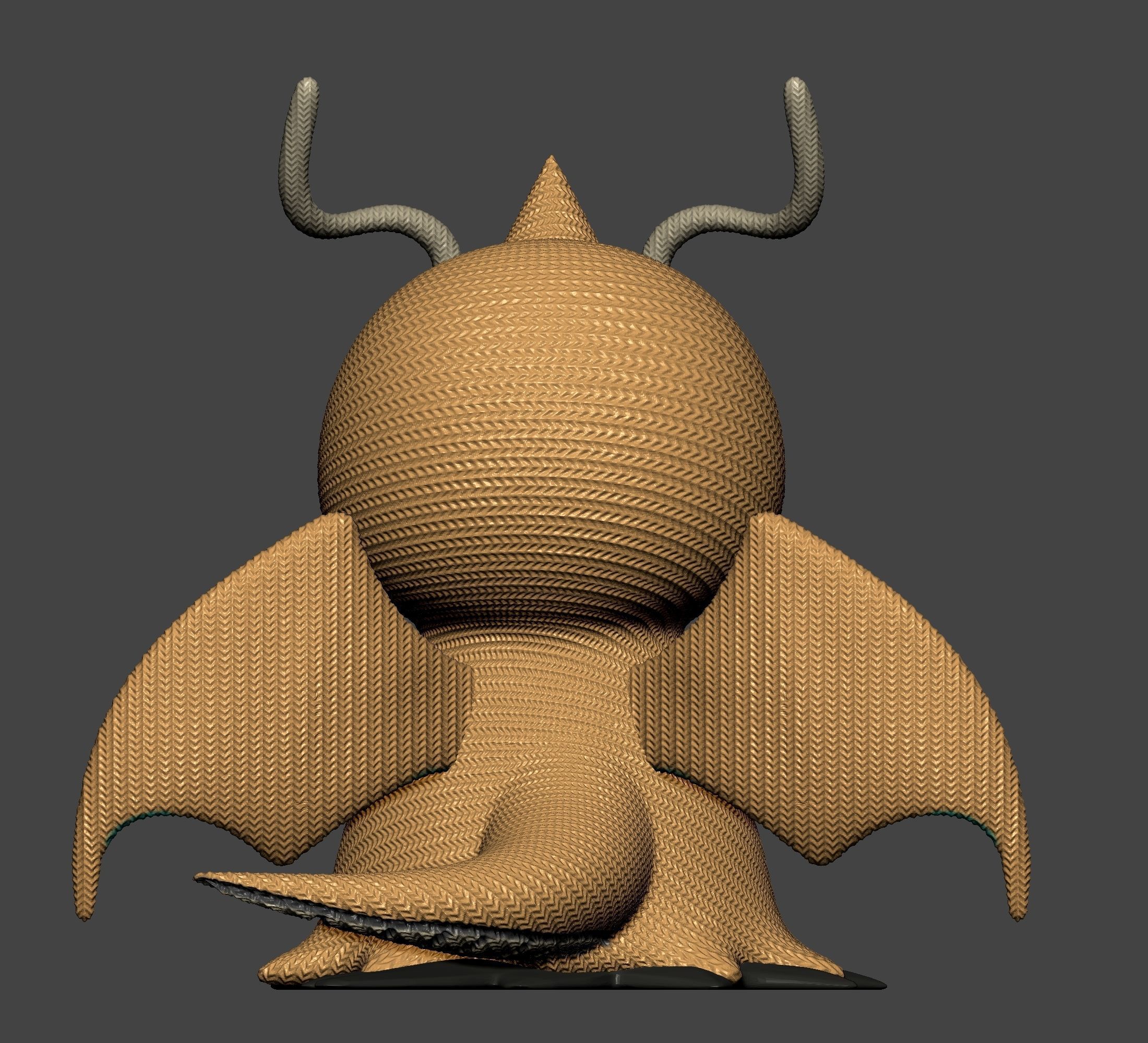 Pokemon - Mimikyu Dragonite  3D print model_5