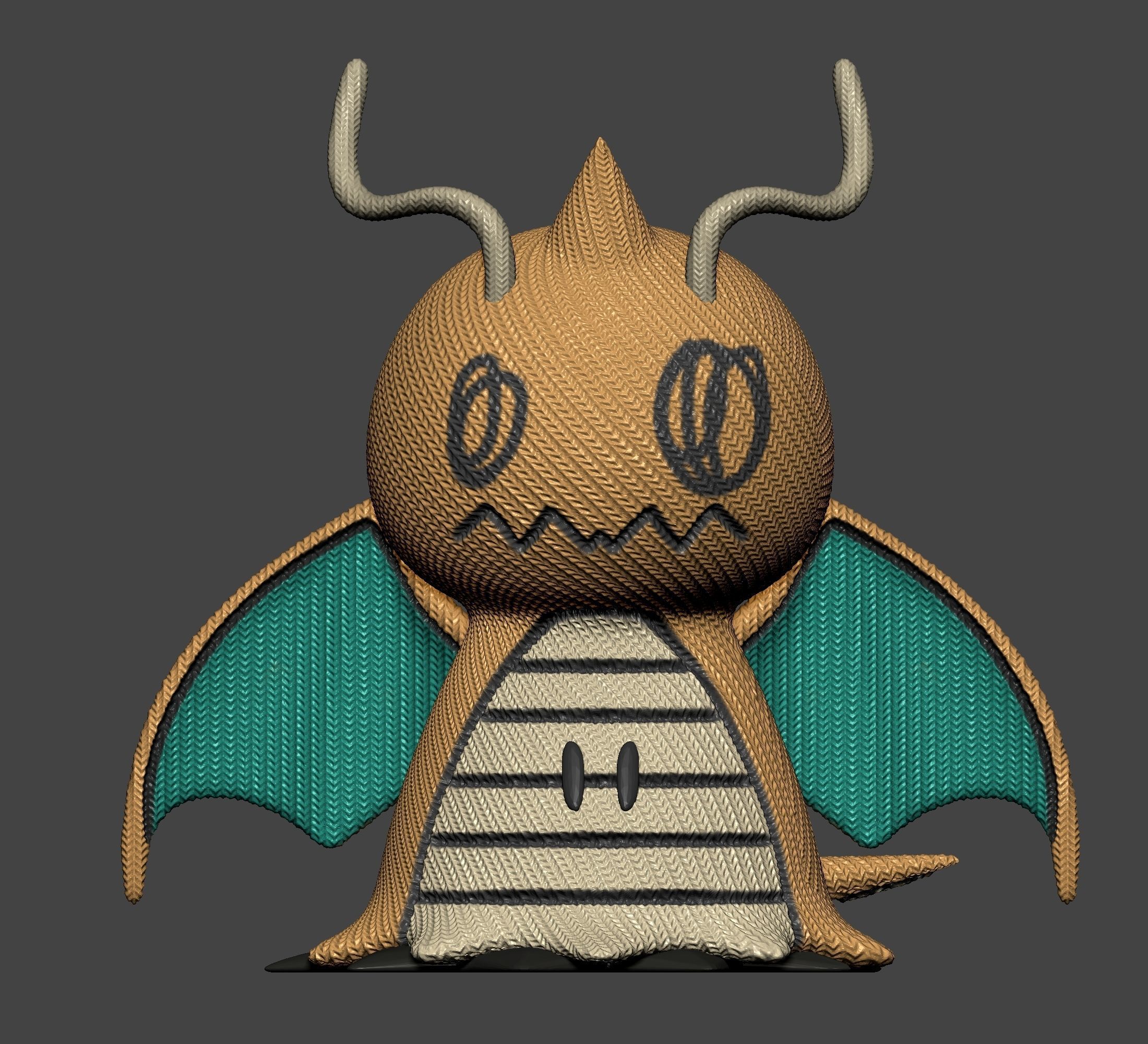 Pokemon - Mimikyu Dragonite  3D print model_1