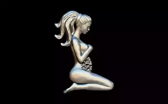 Pregnant Woman pendant