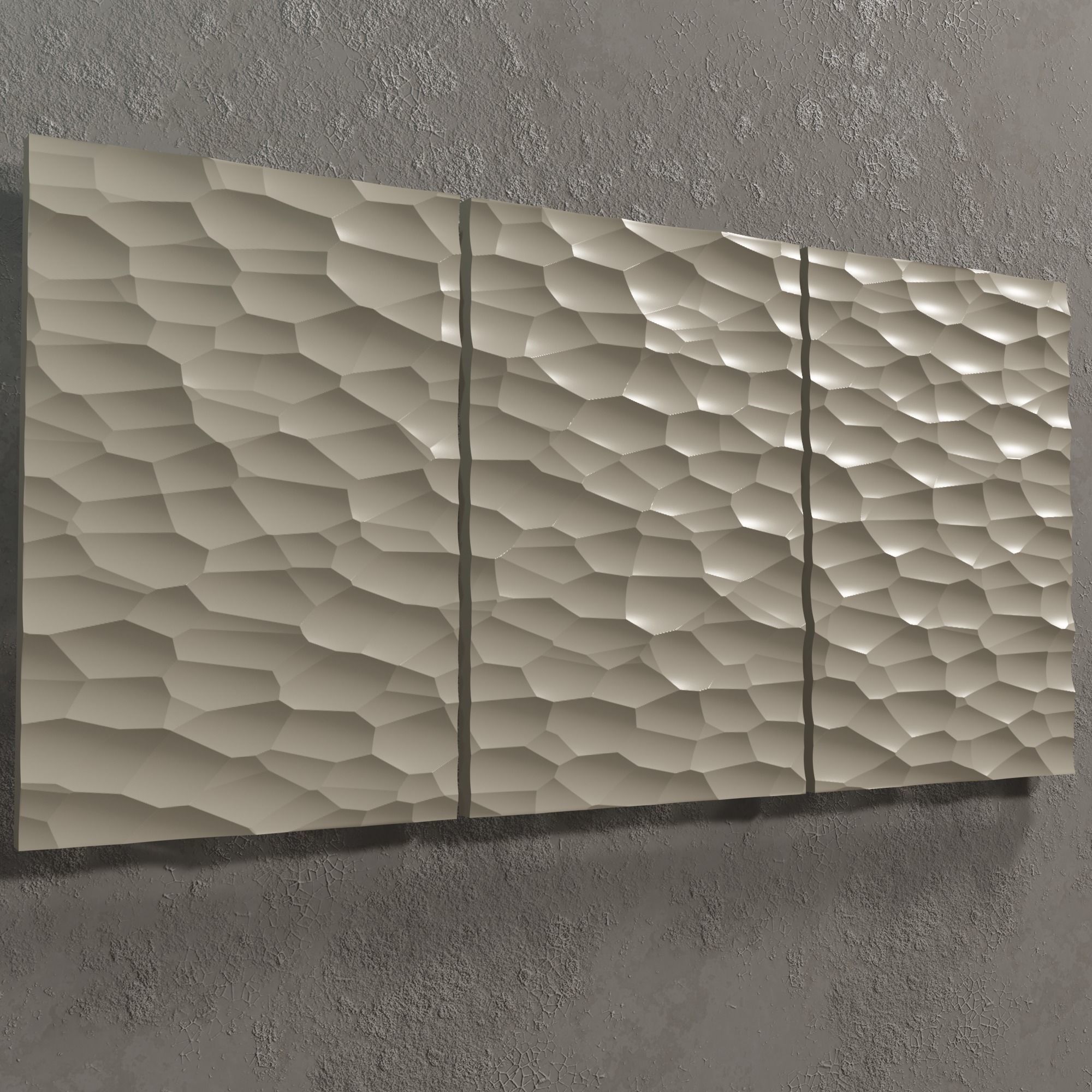 3D MODEL OF DECORATIVE WALL PANEL FOR CNC ROUTER OR 3D PRINTER 3D print model_4