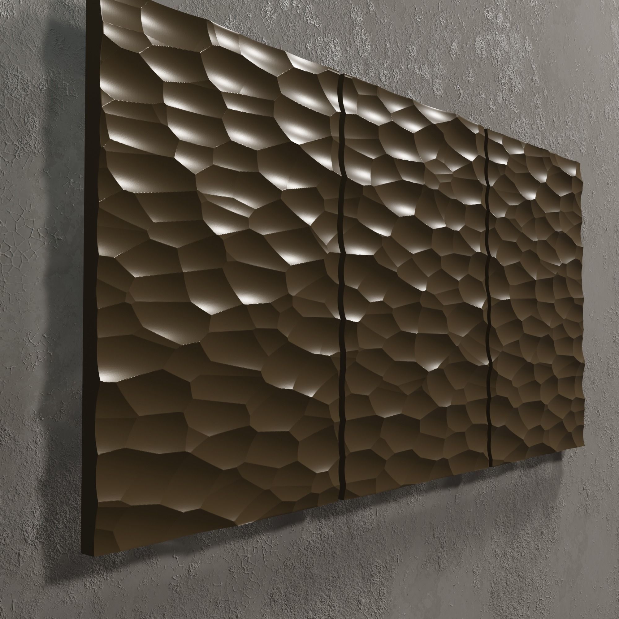 3D MODEL OF DECORATIVE WALL PANEL FOR CNC ROUTER OR 3D PRINTER 3D print model_3