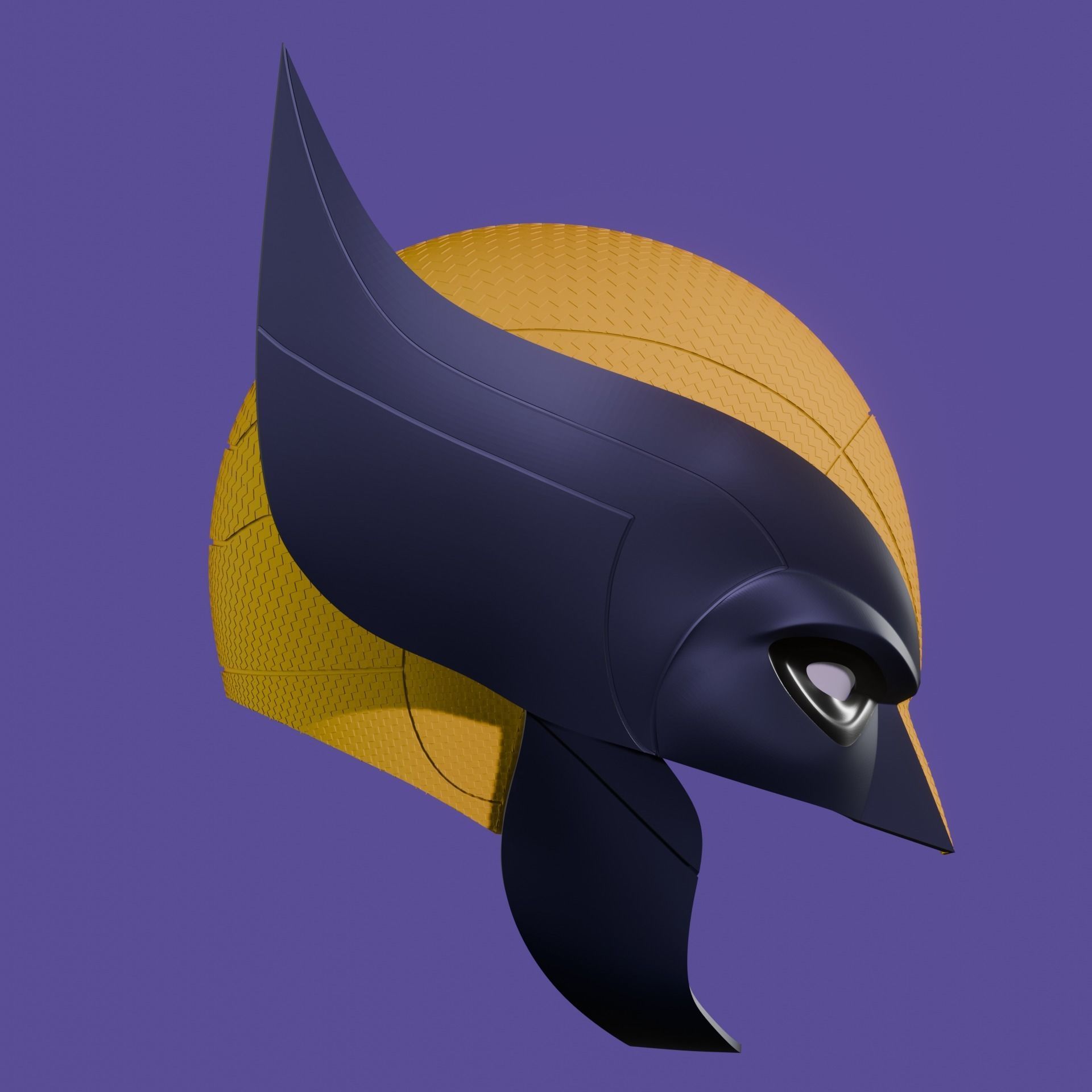 Accurate Wolverine Mask-Helmet- Deadpool 3 3D print model_6