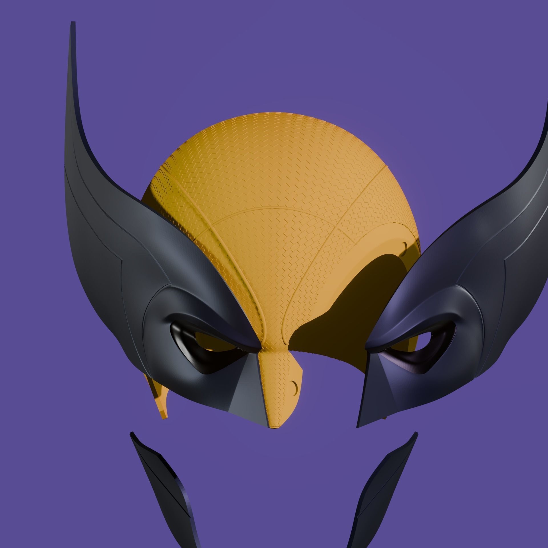 Accurate Wolverine Mask-Helmet- Deadpool 3 3D print model_13