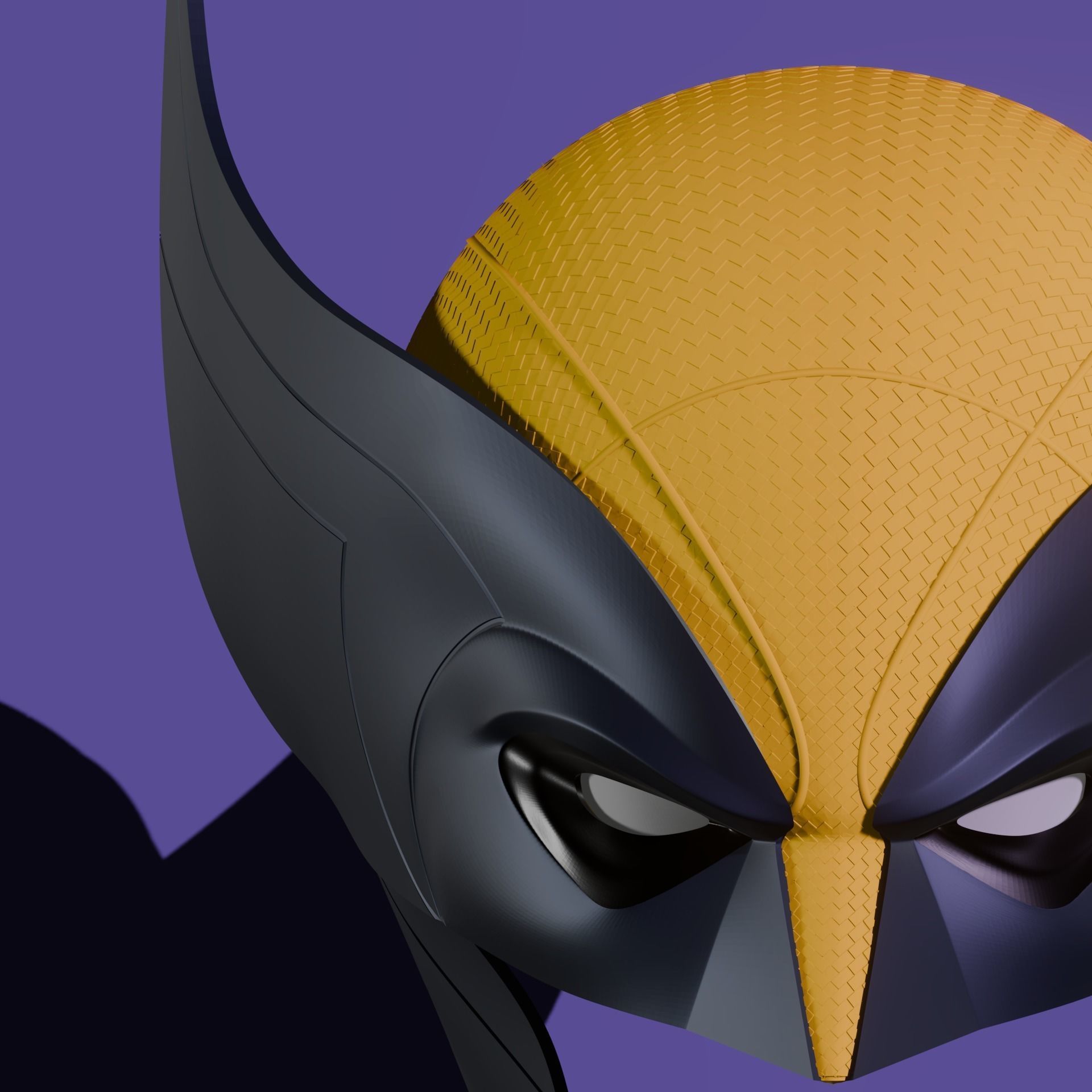 Accurate Wolverine Mask-Helmet- Deadpool 3 3D print model_15