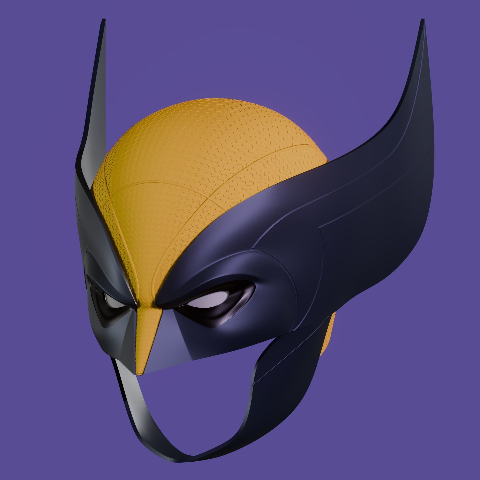 Accurate Wolverine Mask-Helmet- Deadpool 3 3D print model_8