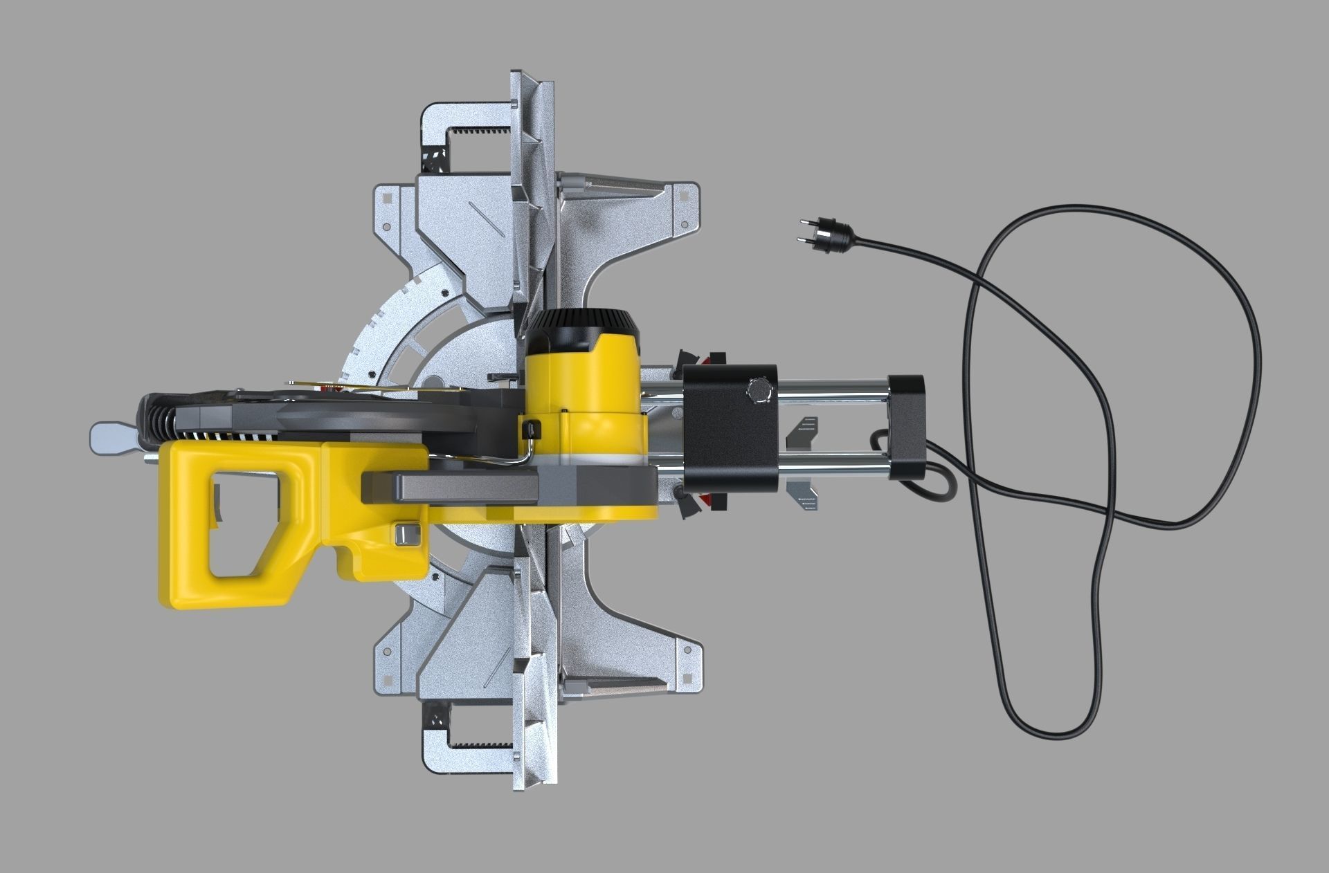Miter saw alumininum cutter 3d model   3D model_1