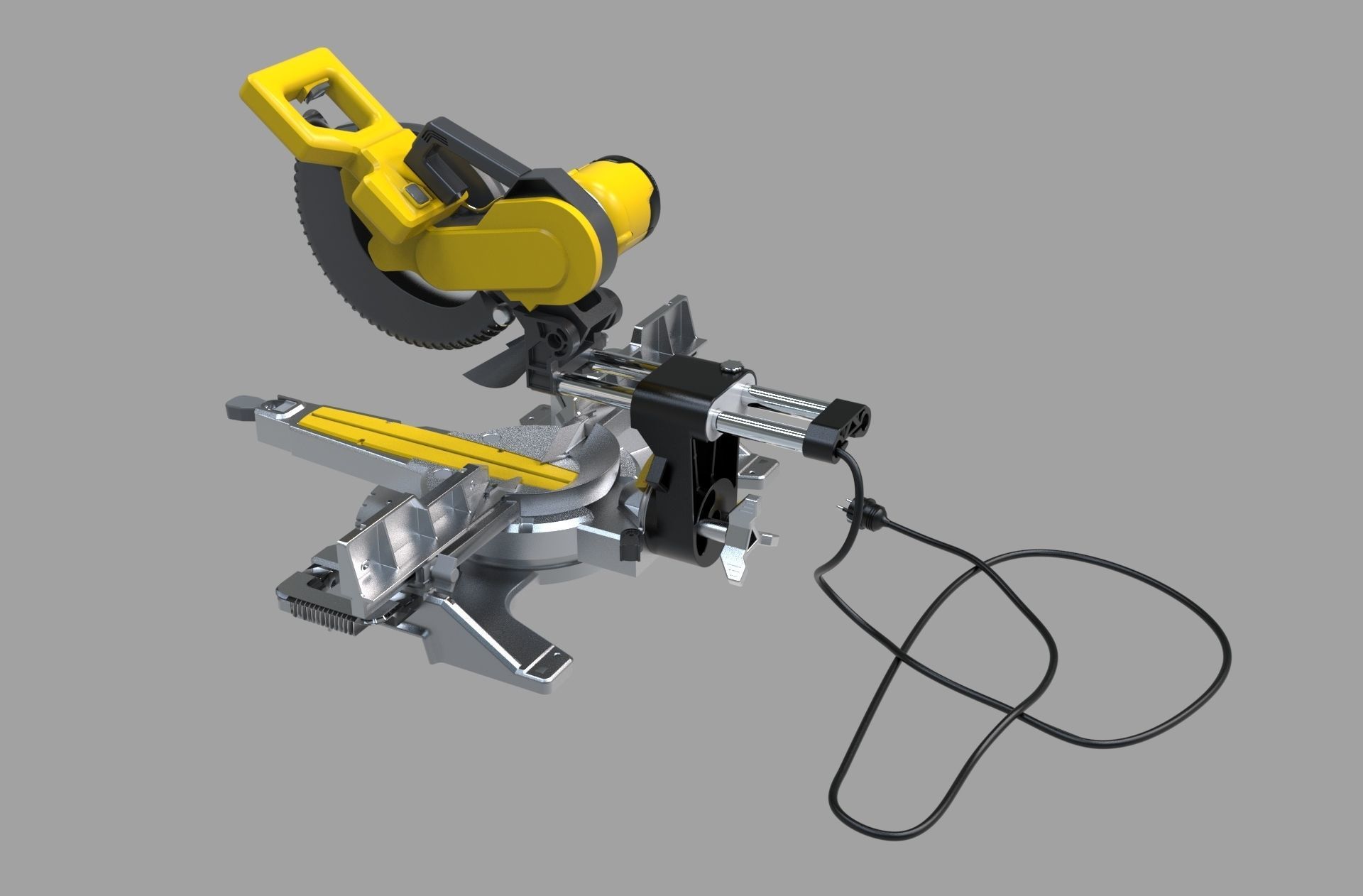 Miter saw alumininum cutter 3d model   3D model_3