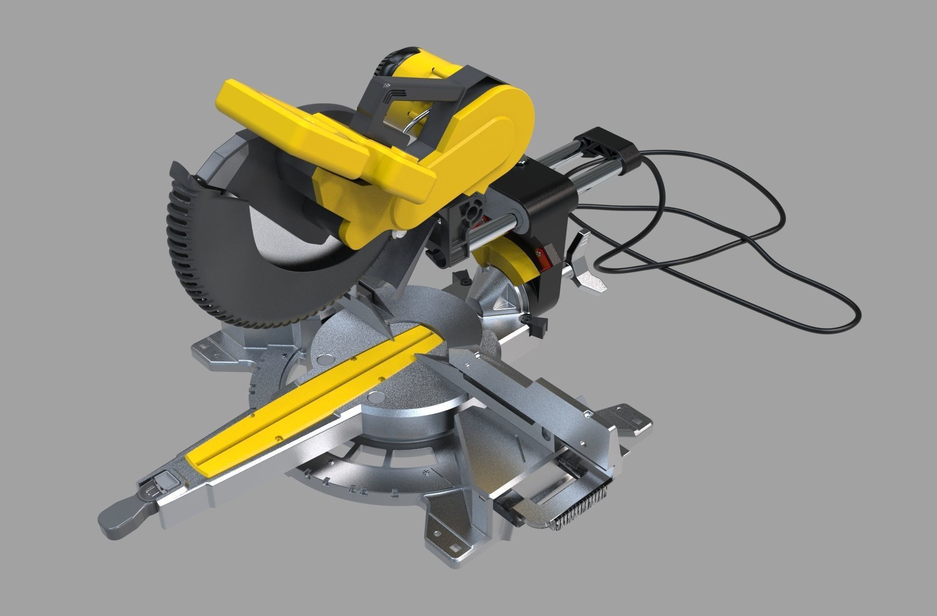 Miter saw alumininum cutter 3d model   3D model_4