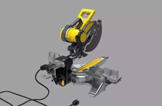 Miter saw alumininum cutter 3d model   3D model