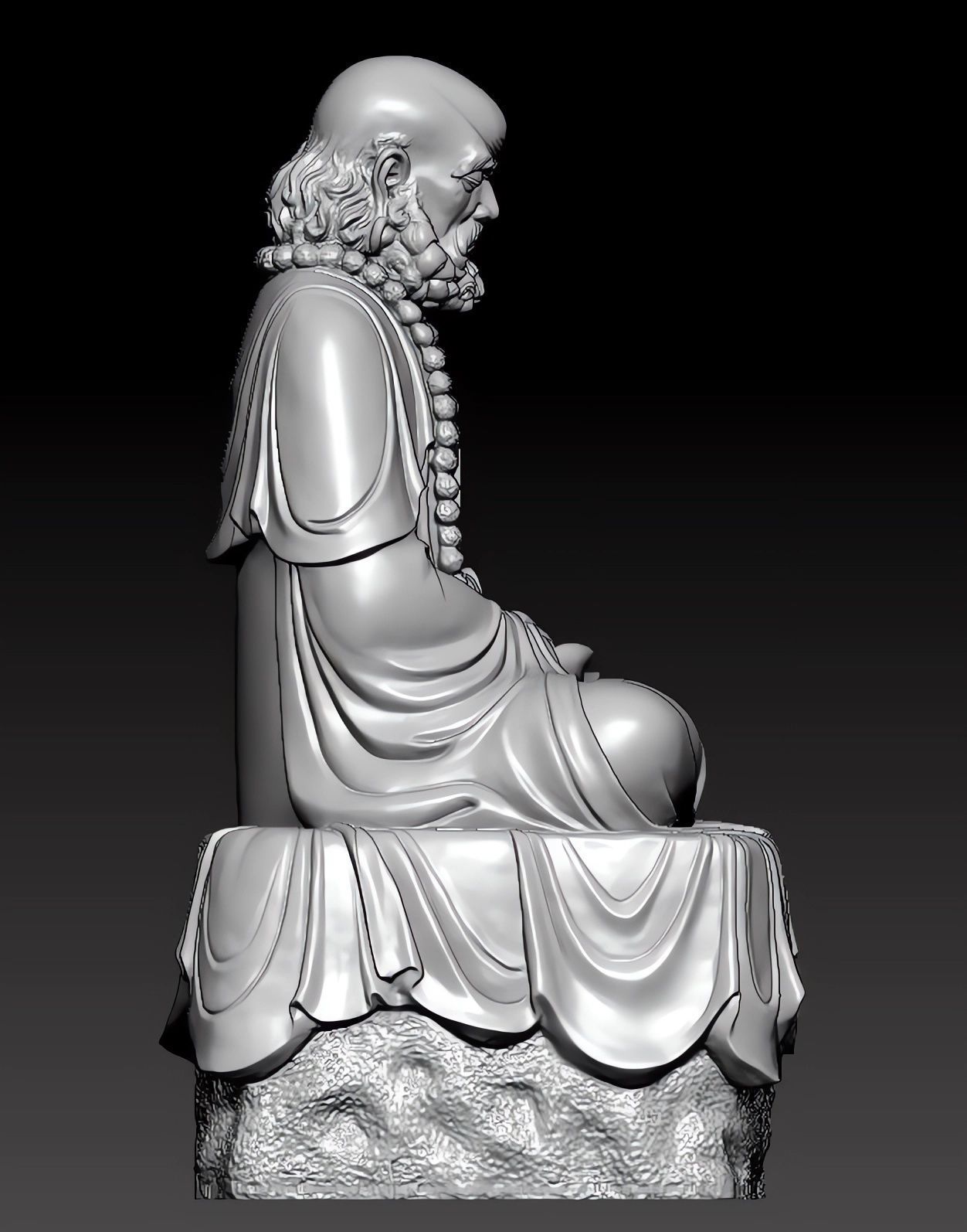 Buddha Dharma 3D model_2