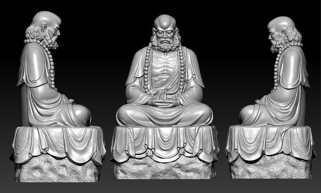 Buddha Dharma 3D model_0