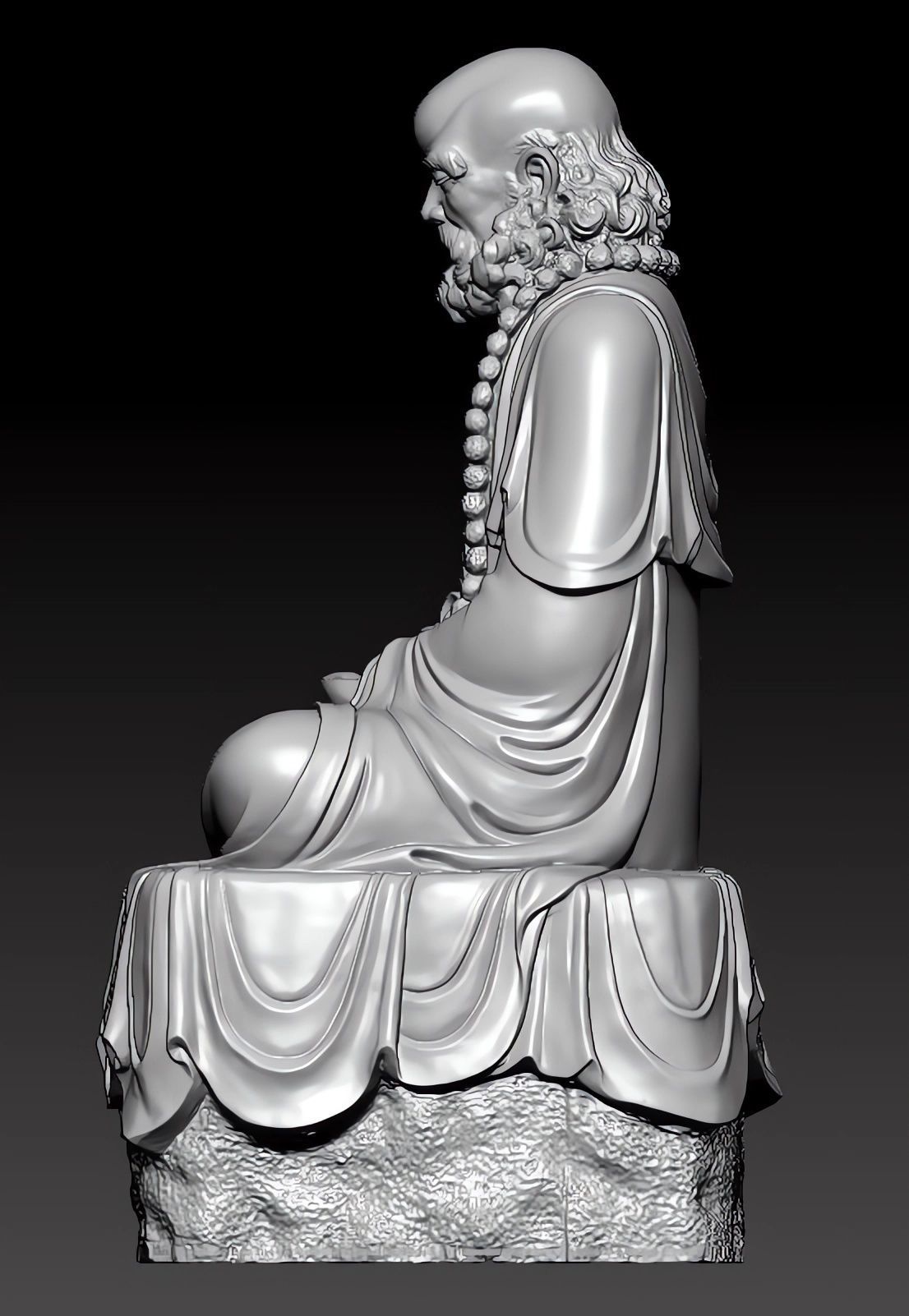 Buddha Dharma 3D model_3