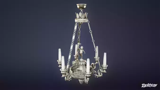 PIRATES - Chandelier 01 - NANITE 3D model
