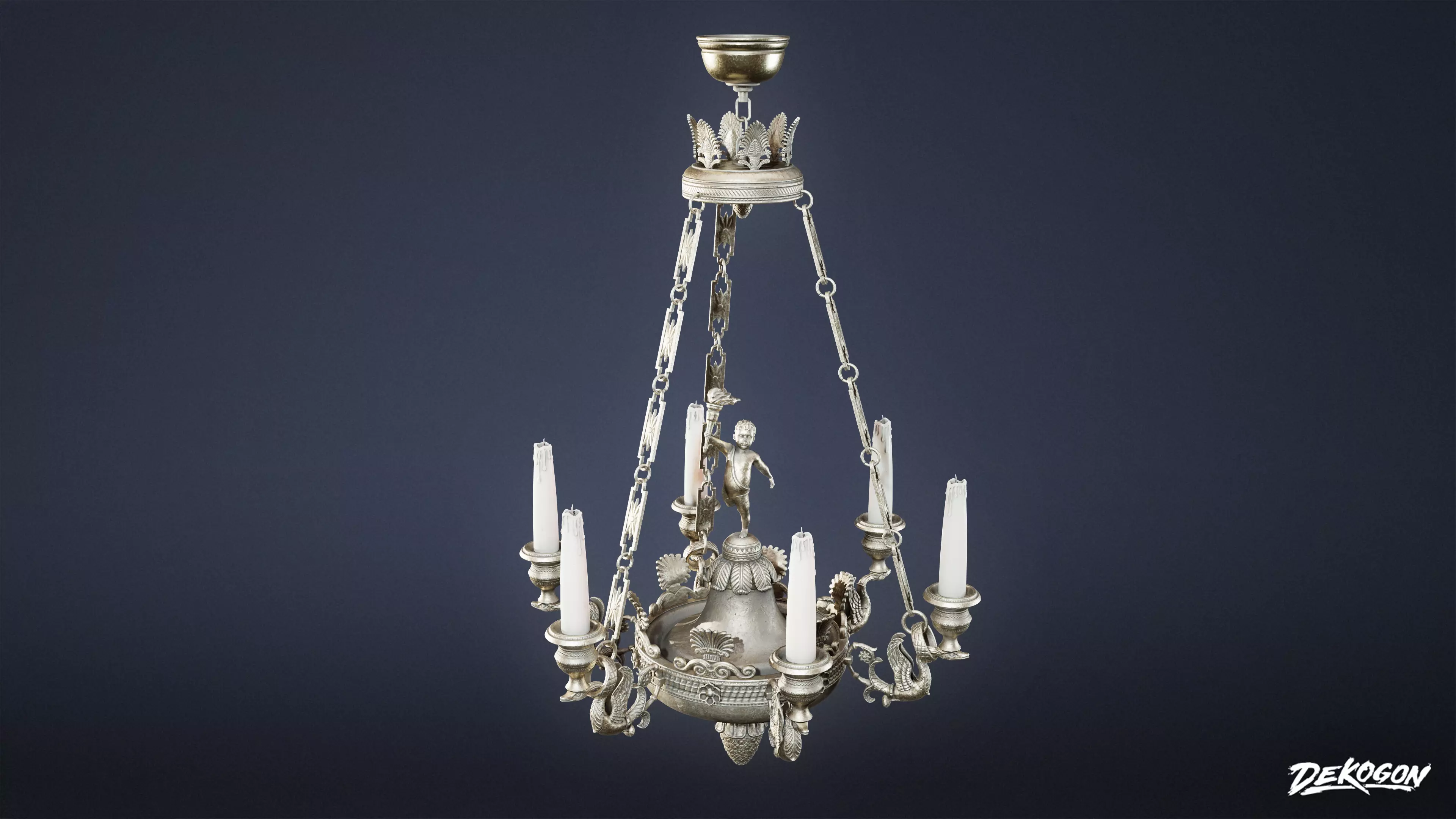 PIRATES - Chandelier 01 - NANITE 3D model_0