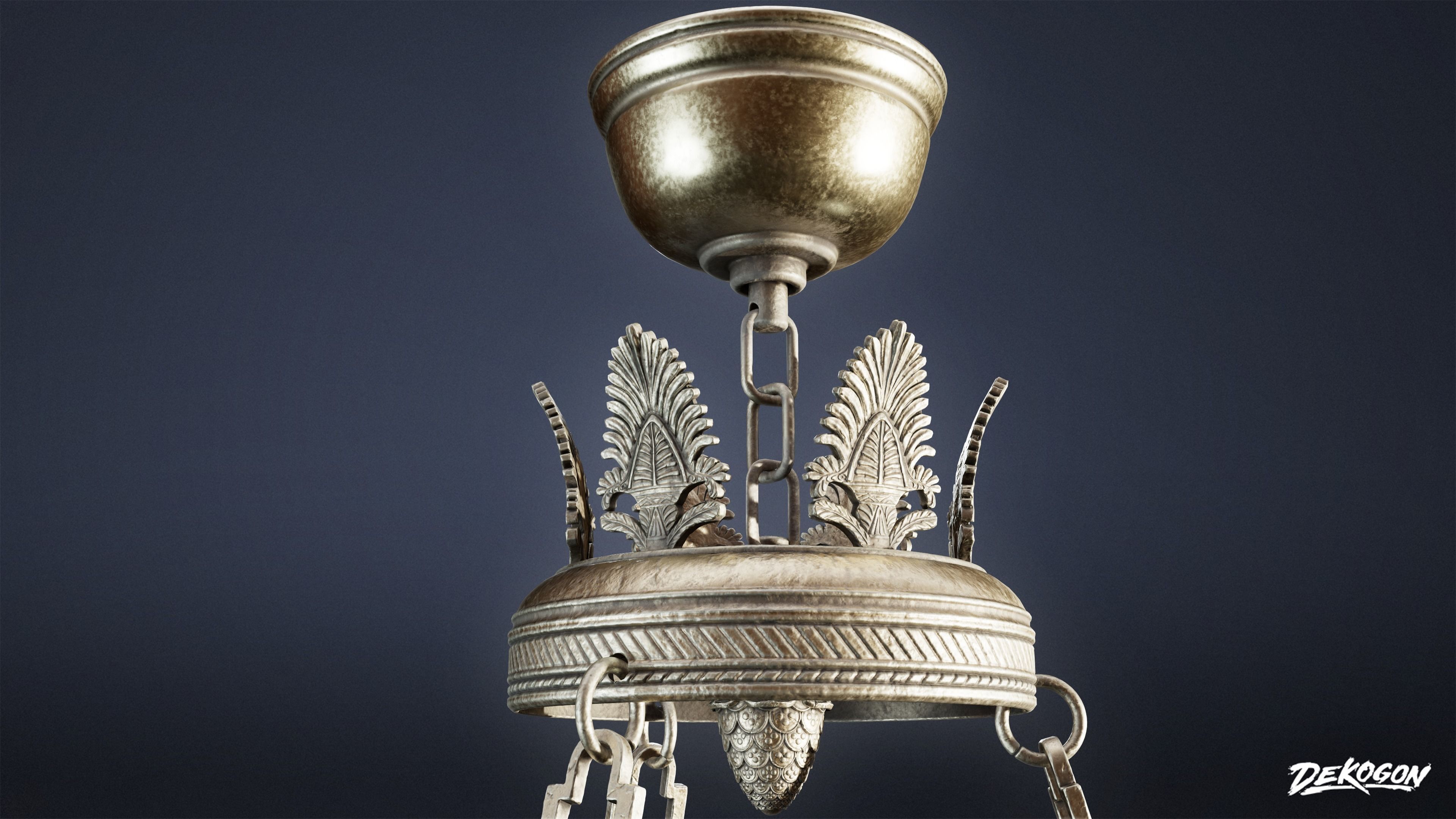 PIRATES - Chandelier 01 - NANITE 3D model_4