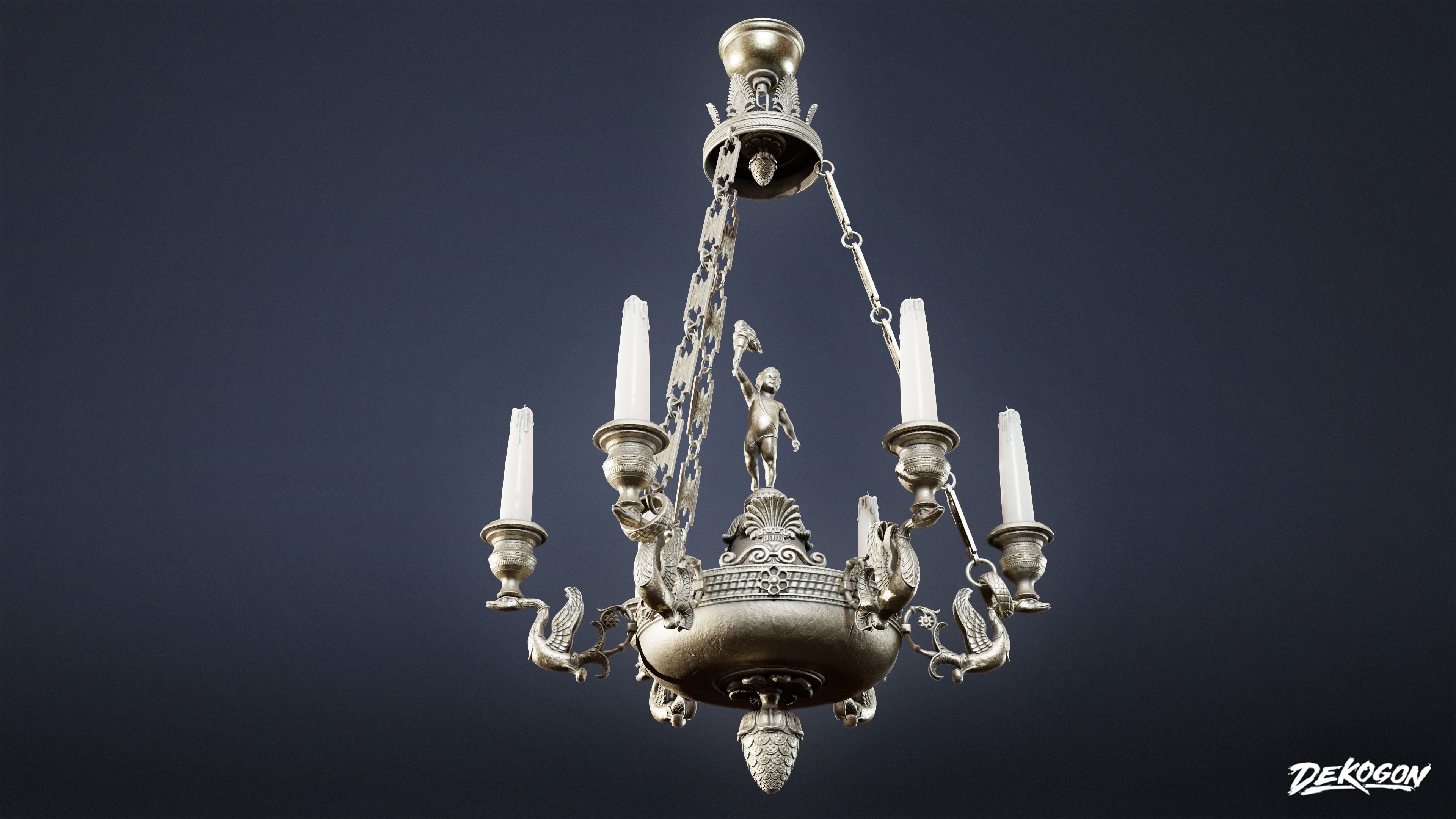 PIRATES - Chandelier 01 - NANITE 3D model_2